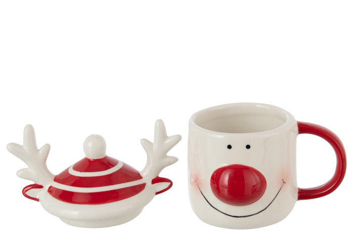 Cana cu capac, Ren alb/rosu [2]