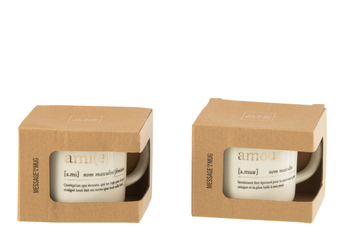 Cană, Mesaj Amour Ami Ass2 [2]