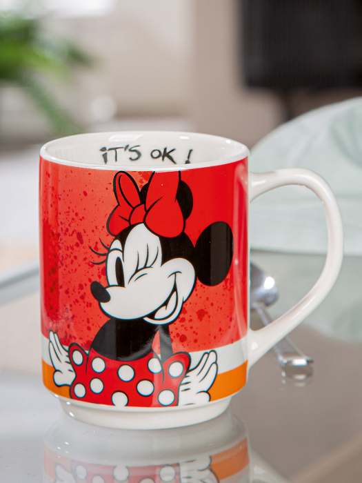 Cana, Minnie I am, Porțelan, roșu, PU 4, H. 10 cm, D. 8 cm [3]