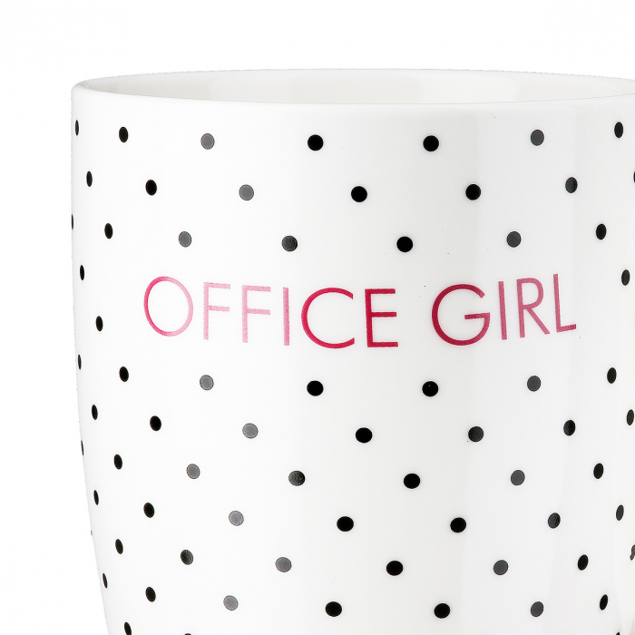 Cana, Office Girl, Litere, Porțelan, alb, PU 6, L. 8,5 cm, L. 12 cm, H. 9 cm [3]