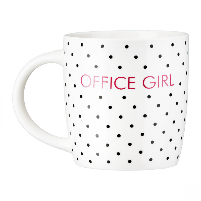 Cana, Office Girl, Litere, Porțelan, alb, PU 6, L. 8,5 cm, L. 12 cm, H. 9 cm [2]