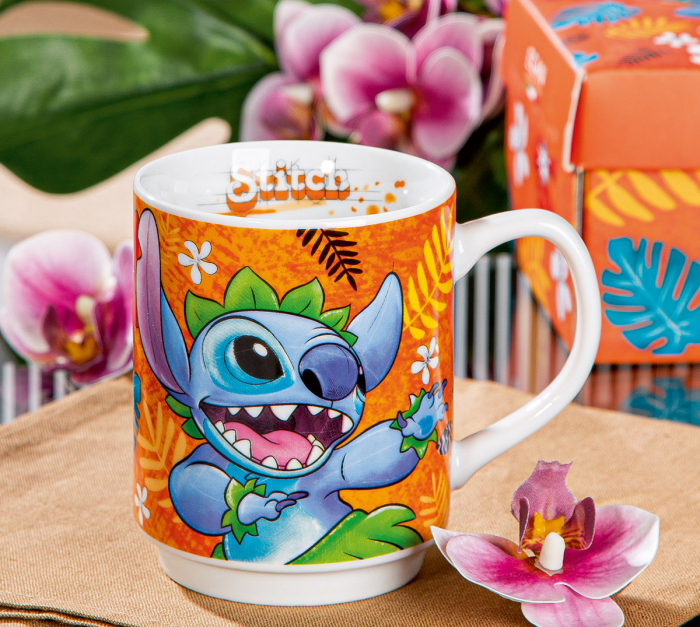 Cana, Stitch, Porțelan, portocaliu, PU 4, H. 10 cm, D. 8 cm [2]