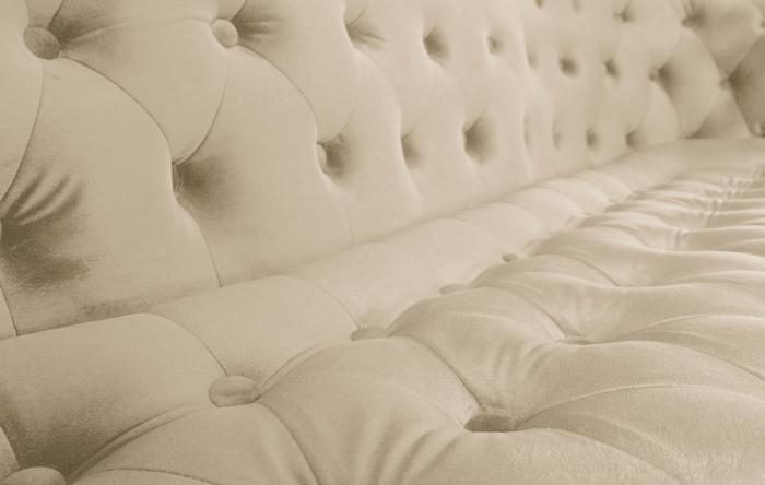 Canapea 3 locuri Filip Chesterfield, bej, 196x82x82 cm [9]