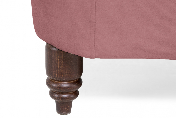 Canapea Chesterfield, 3 locuri, Roz, 203x80x86 cm [8]