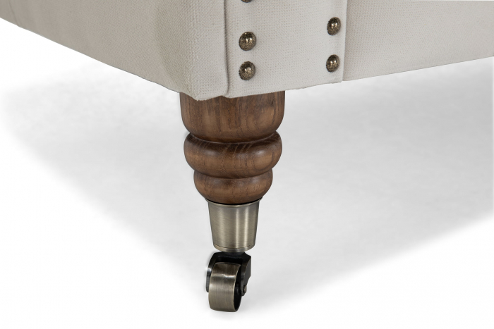 Canapea Chesterfield, 4 locuri, Bej, 238x80x86 cm [9]