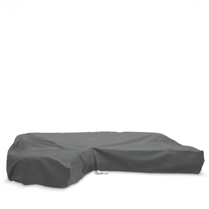 Canapea de exterior Björn L mauriuitius gri deschis, Dims: W. 300 | D. 257 | H. 70 | SD. 72 | SH. 43 (CM) [10]