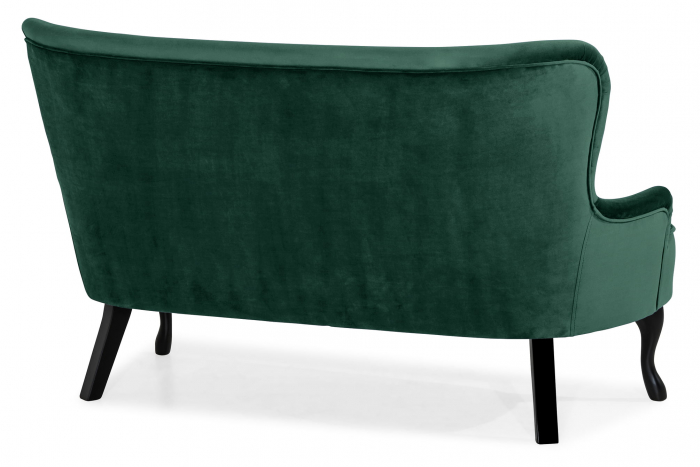 Canapea Diana 3H, Verde inchis, 140x86x67 cm [7]