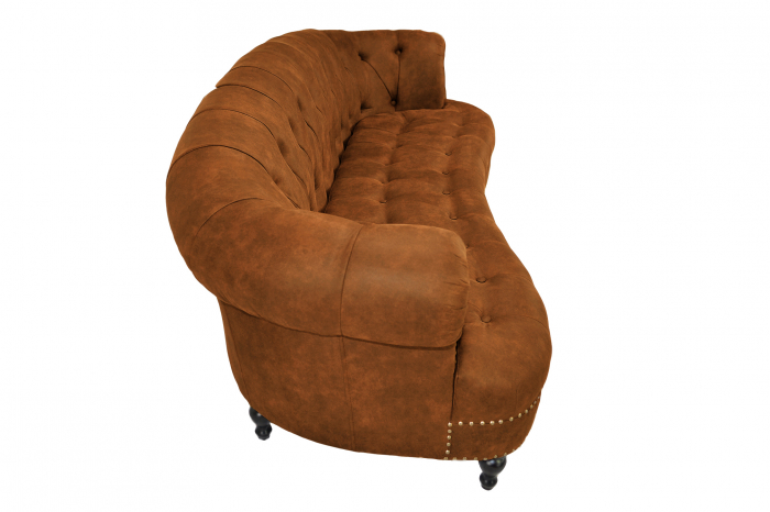 Canapea Clara, Maro coniac, 210x70x80 cm [3]