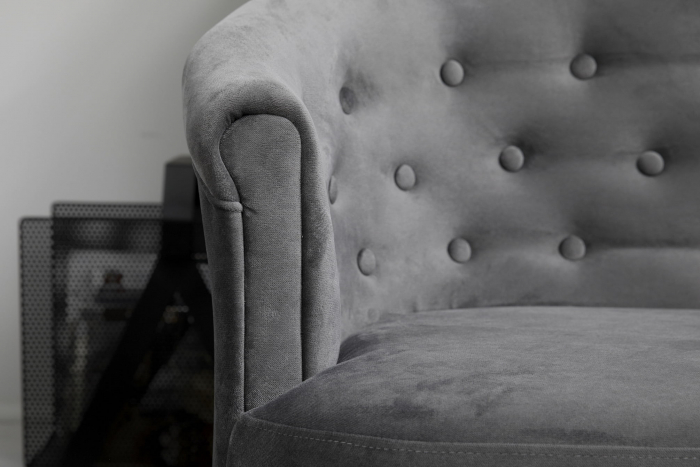 Canapea Mada, Gri, 140x74x68 cm [3]