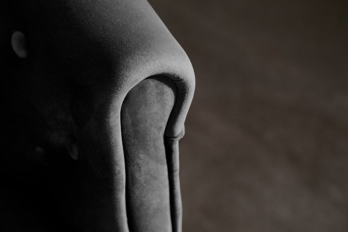 Canapea Mada, Gri inchis, 140x74x68 cm [4]