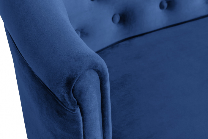 Canapea Mada, Albastru, 140x74x68 cm [9]