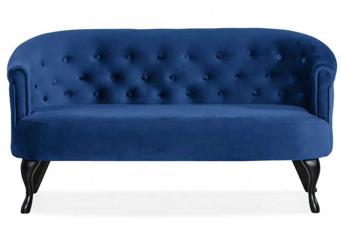 Canapea Mada, Albastru, 140x74x68 cm [4]