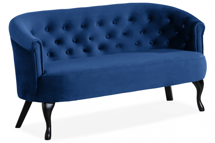 Canapea Mada, Albastru, 140x74x68 cm [5]