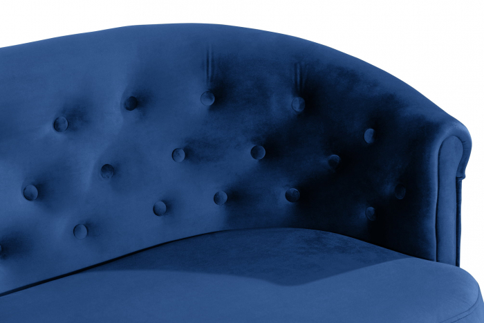 Canapea Mada, Albastru, 140x74x68 cm [8]