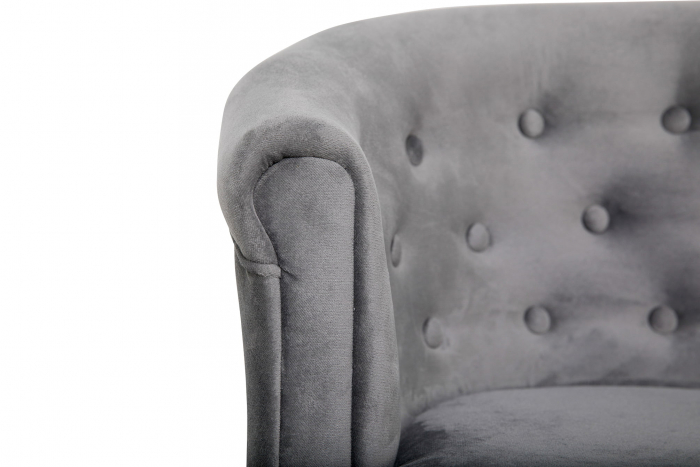 Canapea Mada, Gri, 140x74x68 cm [11]