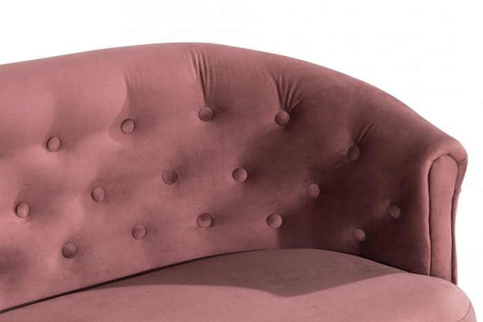 Canapea Mada, Roz, 140x74x68 cm [8]