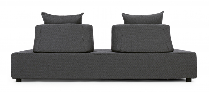 Canapea pentru exterior PIPER, aluminiu_stofa, gri, 200 cm [3]