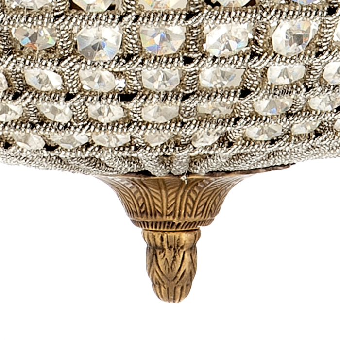 Candelabru, Kasbah Oval M, finisaj din alamă cu aspect vintage, Dims: Ø 52 | H. 52 (CM) [3]