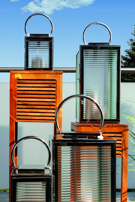 CARMEL, Postament, lemn de salcâm, 30x30x60 cm [3]