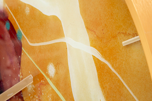 Ceas de perete Mity, Sticla/MDF/Metal, Multicolor, 80x5x5 cm [4]