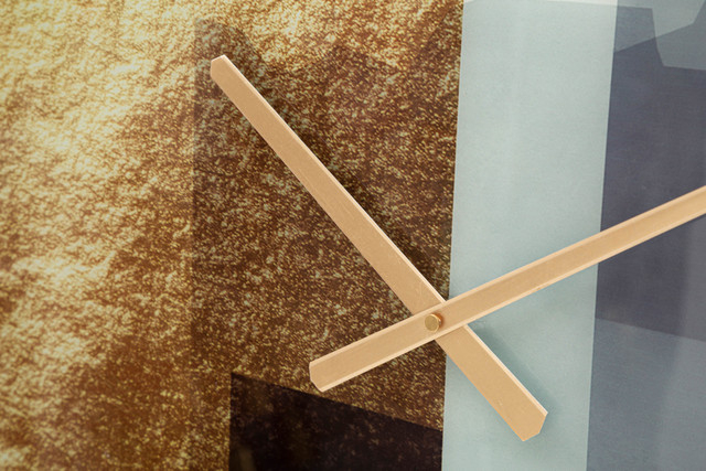 Ceas de perete Motif, Sticla/MDF/Metal, Multicolor, 80x5x5 cm [4]