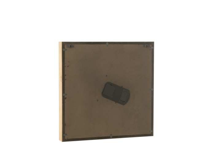 Ceas de perete patrat MDF natur, S [5]