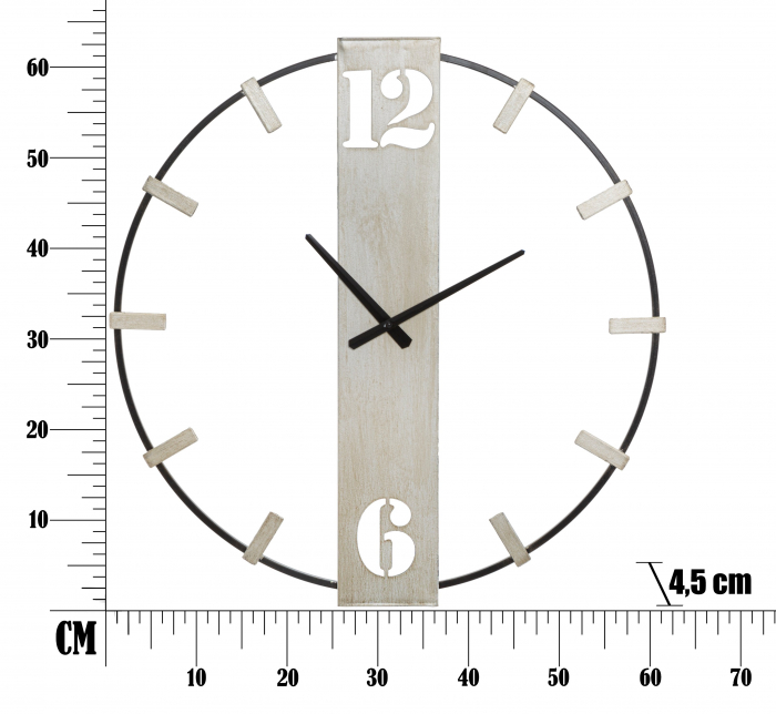 Ceas de perete SILVERY CM 61X4,5X63, Mauro Ferretti [7]