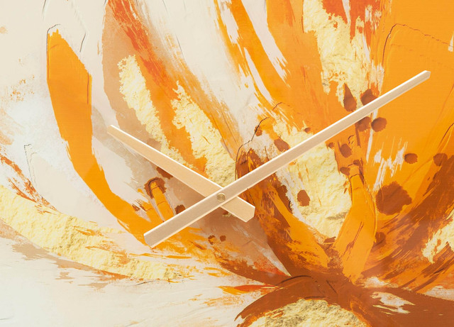 Ceas de perete Toply, Sticla/MDF/Metal, Multicolor, 60x5x5 cm [3]