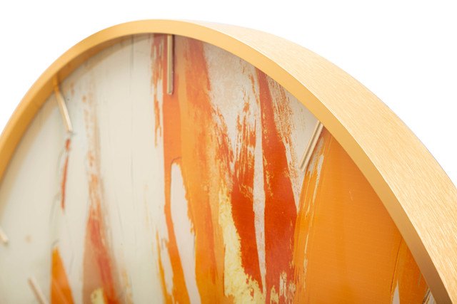 Ceas de perete Toply, Sticla/MDF/Metal, Multicolor, 60x5x5 cm [5]