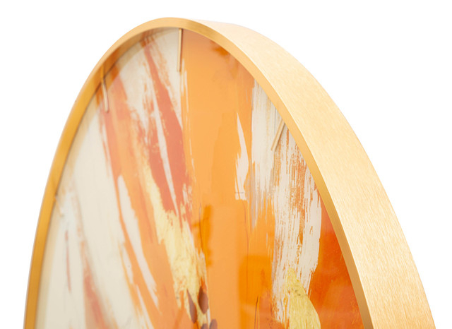 Ceas de perete Toply, Sticla/MDF/Metal, Multicolor, 80x5x5 cm [5]