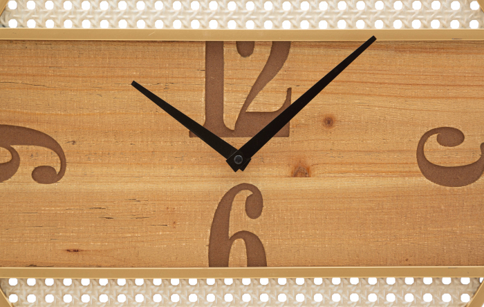 Ceas pentru perete Fuji, Fier/MDF, Multicolor, 50x50x3.5 cm [5]