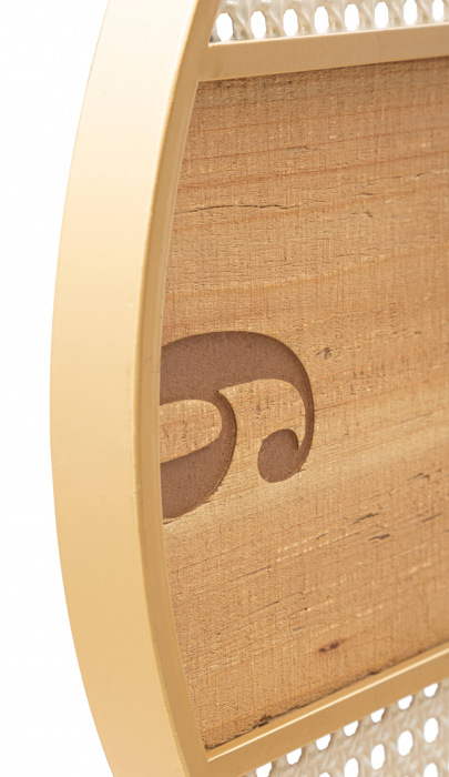 Ceas pentru perete Fuji, Fier/MDF, Multicolor, 50x50x3.5 cm [3]