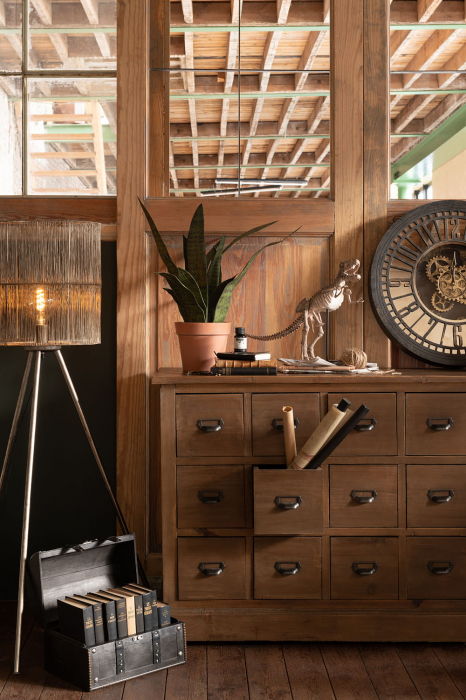 Ceas Radars, Oglinda/Metal, Negru, 60.5x8.5x60.5 cm [2]