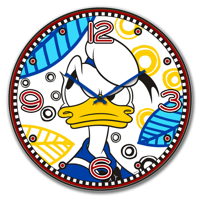 Ceas, Rața Donald, Sintetic, multicolor, PU 1, D. 50 cm [2]