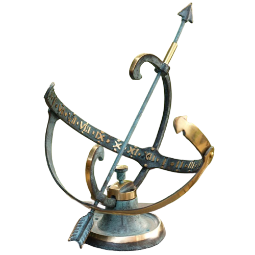 Ceas de soare mic, Bronz, 30 x 25 x 25 cm [3]