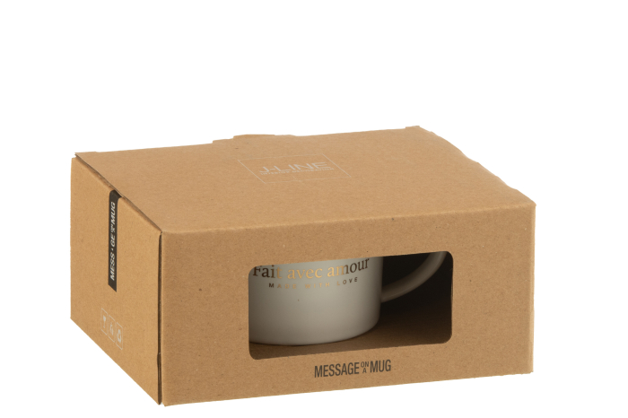 Ceasca cu farfurie si lingurita, Mesaj [3]