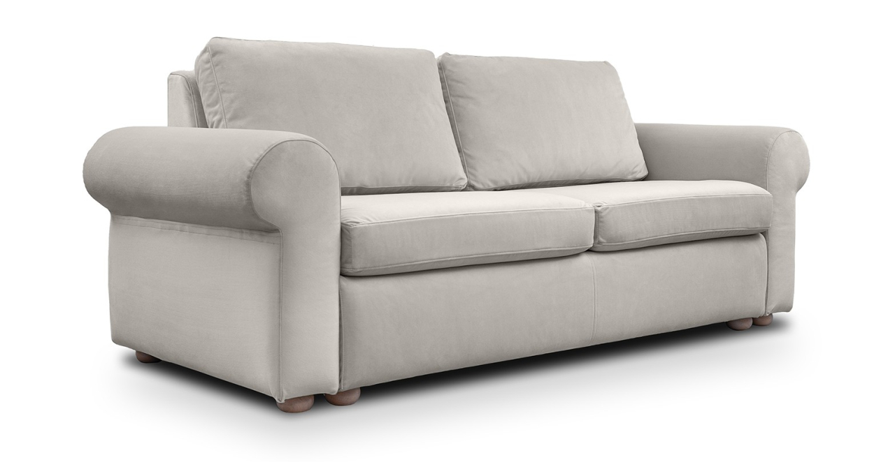 Cloud canapea extensibila  de 2 locuri cu brate rotunde [2]