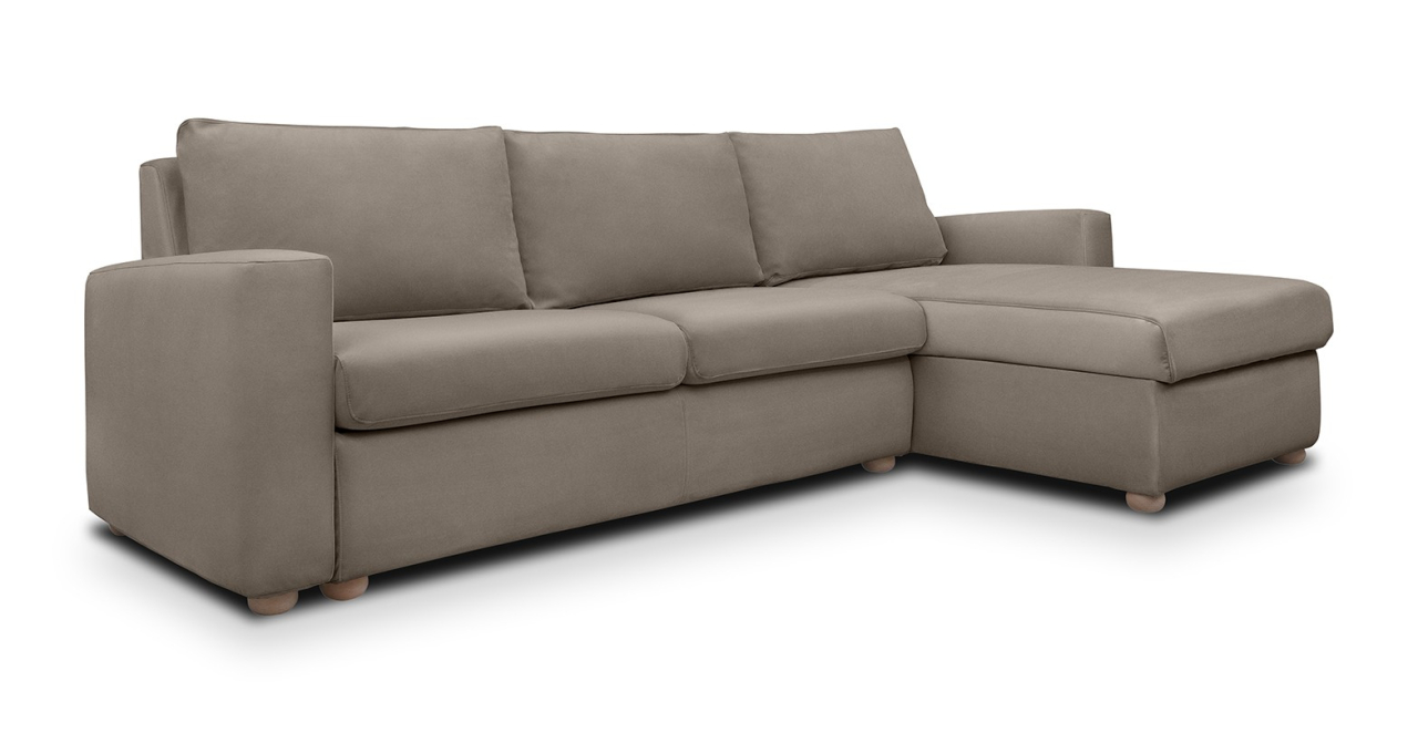 Cloud canapea  extensibila de 3 locuri L cu brate trapez [3]