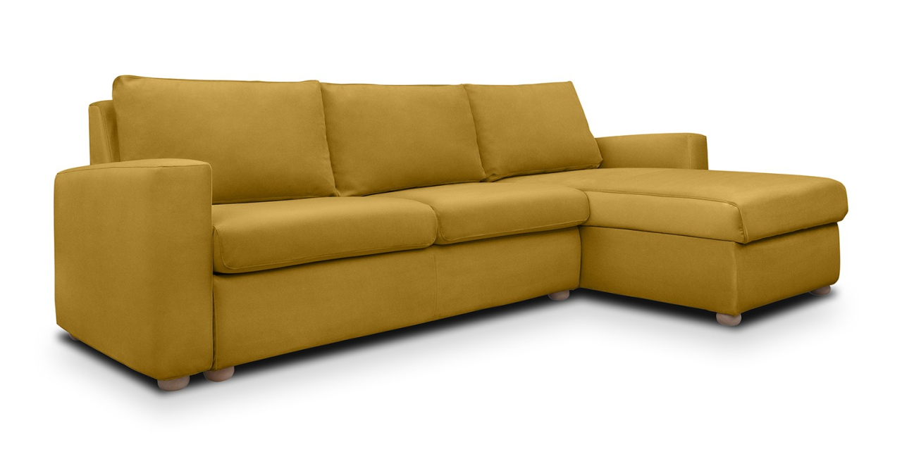 Cloud canapea  extensibila de 3 locuri L cu brate trapez [3]