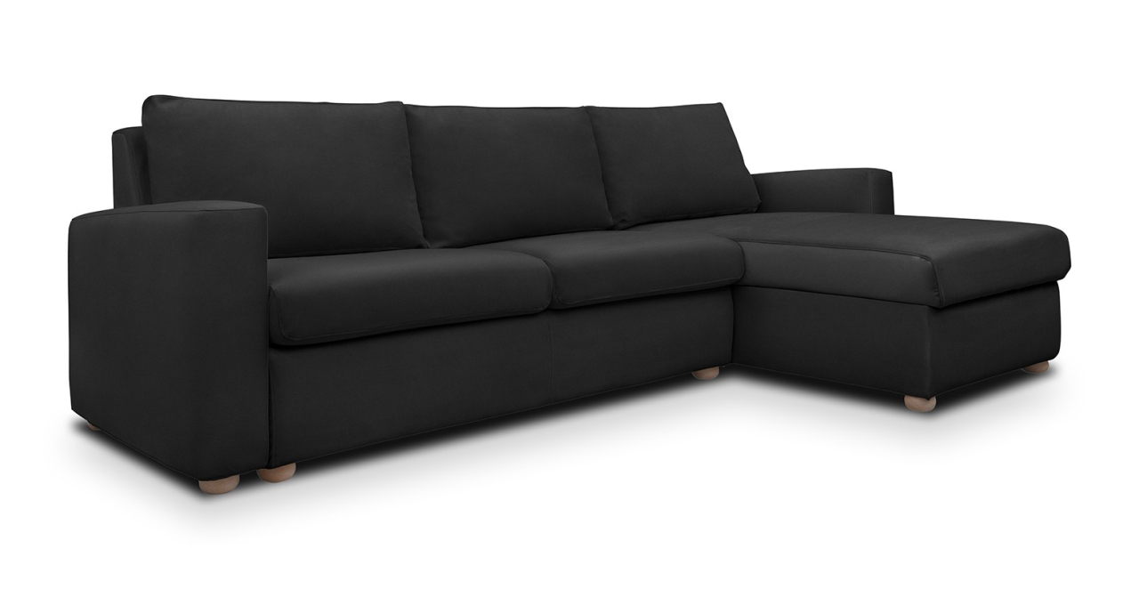 Cloud canapea  extensibila de 3 locuri L cu brate trapez [3]