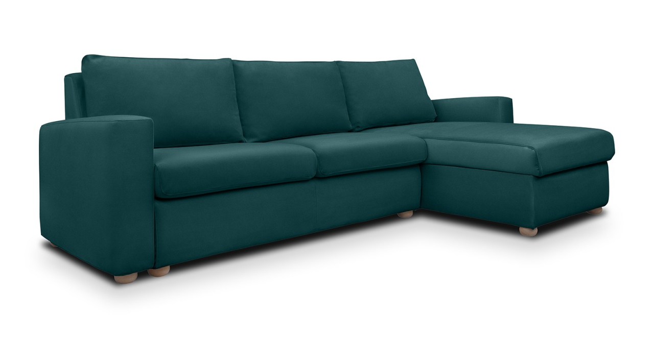 Cloud canapea  extensibila de 3 locuri L cu brate trapez [3]