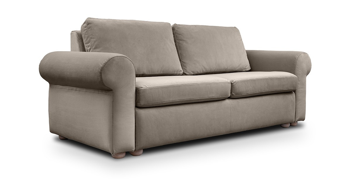 Cloud canapea  fixa de 2 locuri cu brate rotunde [2]