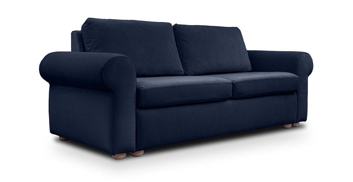 Cloud canapea  fixa de 2 locuri cu brate rotunde [2]