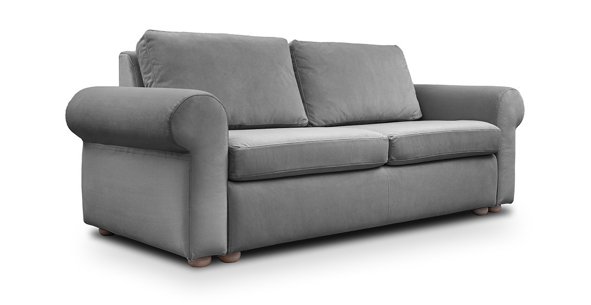 Cloud canapea  fixa de 2 locuri cu brate rotunde [2]