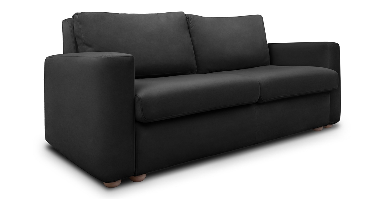 Cloud canapea fixa  de 2 locuri cu brate trapez [2]