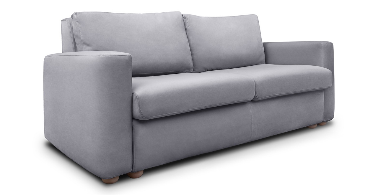 Cloud canapea fixa  de 2 locuri cu brate trapez [2]