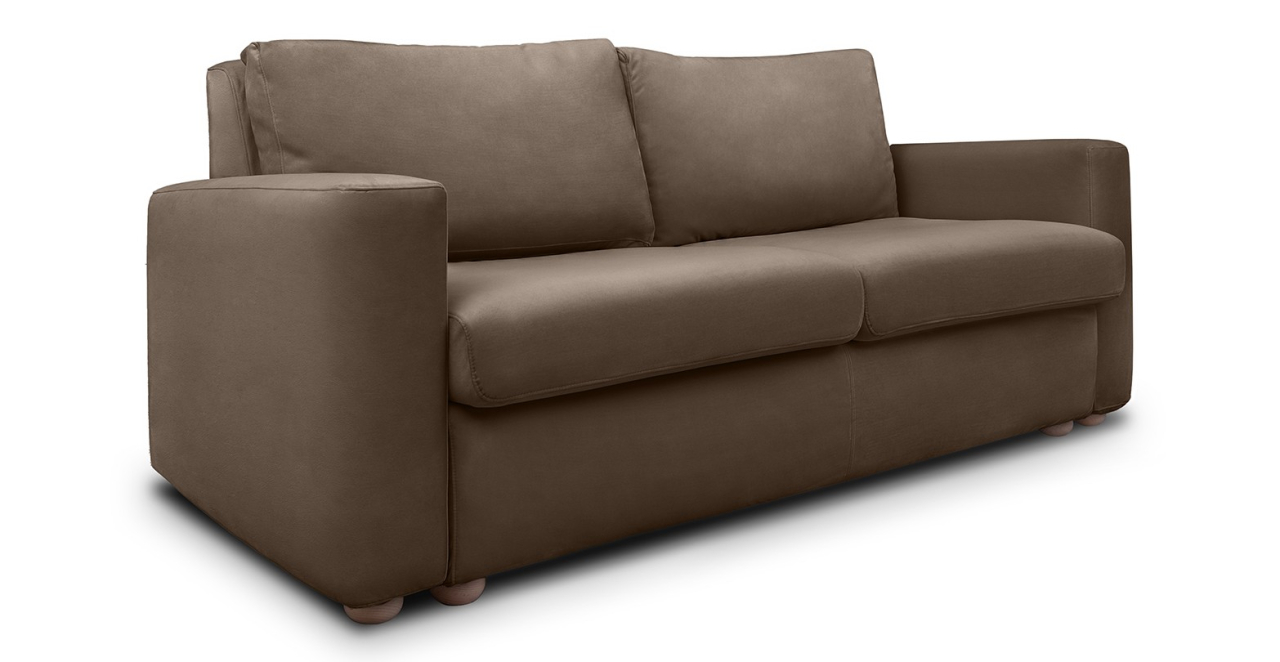 Cloud canapea fixa  de 2 locuri cu brate trapez [2]