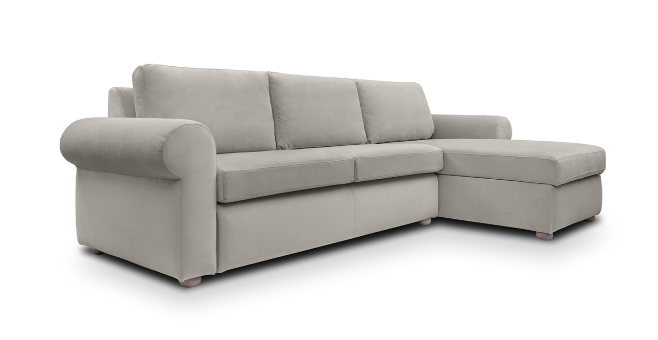 Cloud canapea fixa de 3 locuri L cu brate rotunde [3]