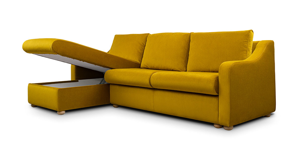 Cloud canapea fixa  de 3 locuri L cu brate sa [3]