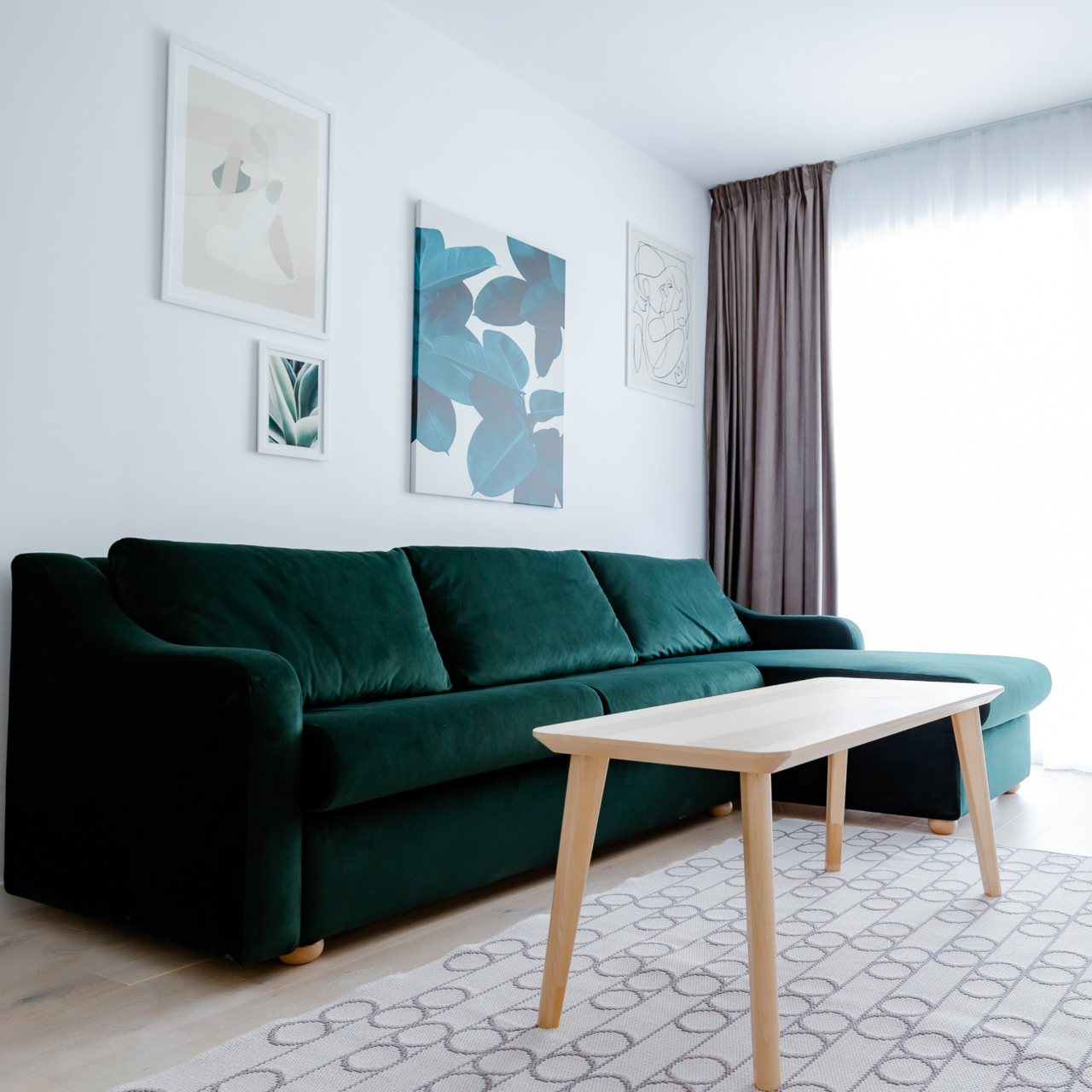 Cloud canapea fixa  de 3 locuri L cu brate sa [4]